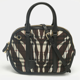 Burberry: Чёрная сумка 