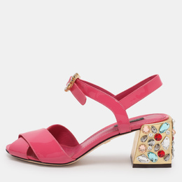 Prada: Розовые сандалии 