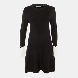 Sportmax: Чёрное платье 