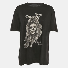 Alexander McQueen: Чёрная футболка  Skull