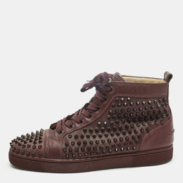 Christian Louboutin: Фиолетовые кроссовки 