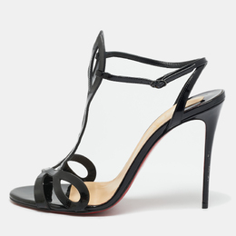 Christian Louboutin: Чёрные сандалии 