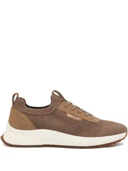 Bally: Коричневые кроссовки 