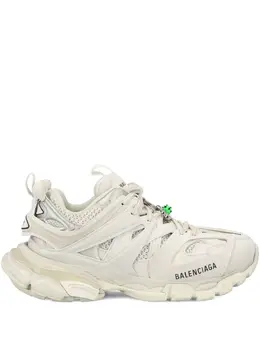 Balenciaga: Белые кроссовки  Track