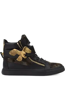 Giuseppe Zanotti: Чёрные кроссовки 