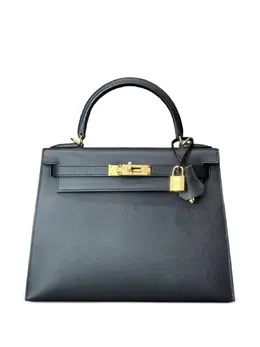 Hermès Pre-Owned: Чёрная сумка-шоппер 