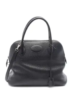 Hermès Pre-Owned: Чёрная сумка-шоппер 