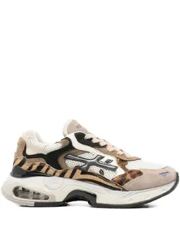 Premiata: Коричневые кроссовки  Sharky-D