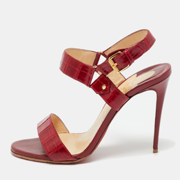 Christian Louboutin: Красные сандалии 