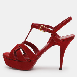 Yves Saint Laurent: Красные сандалии 