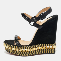 Christian Louboutin: Чёрные мокасины 
