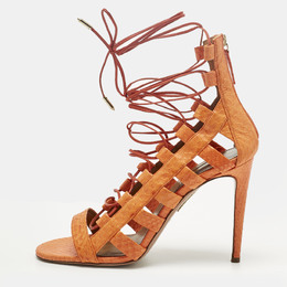 Aquazzura: Оранжевые сандалии 