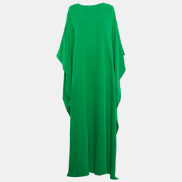 Valentino: Зелёное платье 