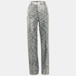 Missoni: Серебристые брюки 