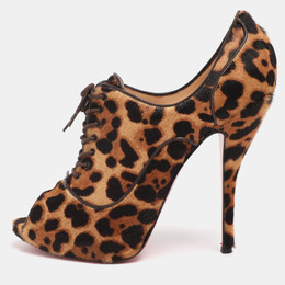 Christian Louboutin: Коричневые лоферы 