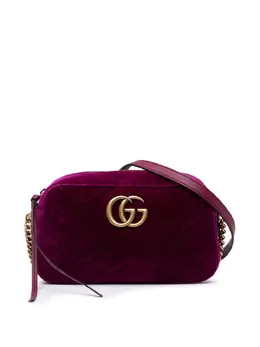 Gucci Pre-Owned: Фиолетовая сумка через плечо 