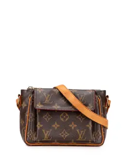Louis Vuitton Pre-Owned: Коричневая сумка через плечо 