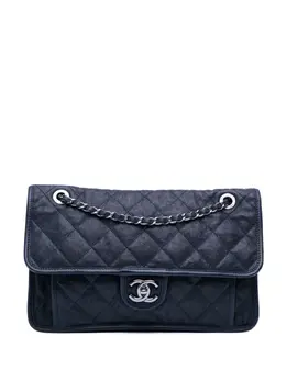 CHANEL Pre-Owned: Голубая сумка 