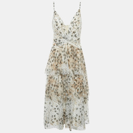Notte By Marchesa: Бежевое платье 