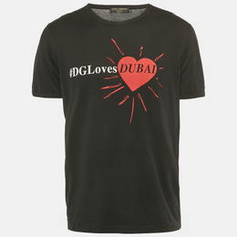 Dolce & Gabbana: Чёрная футболка  T