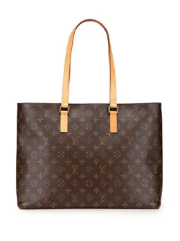 Louis Vuitton Pre-Owned: Коричневая сумка-шоппер 