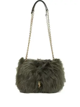 Saint Laurent: Зелёная сумка  Jamie