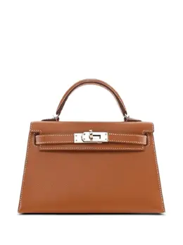 Hermès Pre-Owned: Коричневая сумка-шоппер 