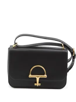 Gucci: Чёрная сумка через плечо 