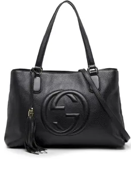 Gucci Pre-Owned: Чёрная сумка 
