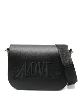 Love Moschino: Чёрная сумка через плечо 