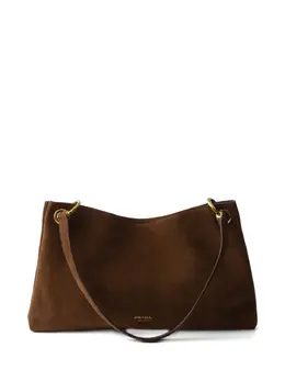Prada: Коричневая сумка 