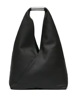 MM6 Maison Margiela: Чёрная сумка-шоппер 