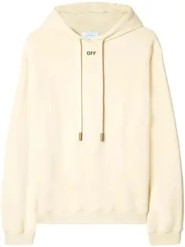 Off-White: Светлая толстовка 