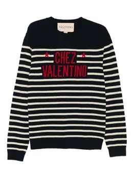 Valentino Garavani: Синий свитер 