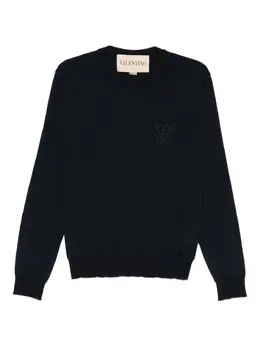 Valentino Garavani: Синий свитер 
