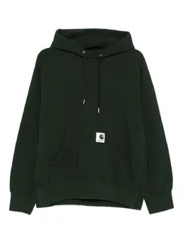 sacai: Зелёная толстовка 