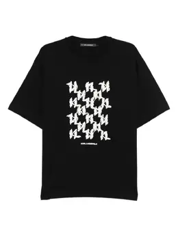 Karl Lagerfeld: Чёрная футболка 