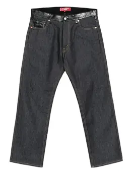 Junya Watanabe MAN: Кожаные джинсы 