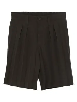 Homme Plissé Issey Miyake: Коричневые шорты 