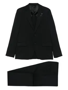 Lardini: Чёрный костюм 
