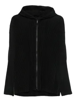 Homme Plissé Issey Miyake: Чёрная куртка 