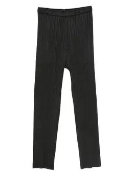 Pleats Please Issey Miyake: Чёрные брюки 