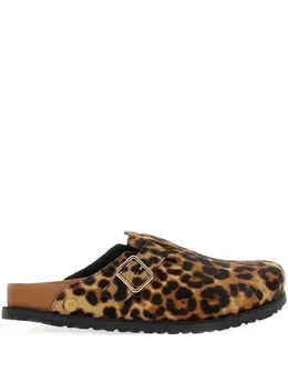 Birkenstock: Коричневые сабо 