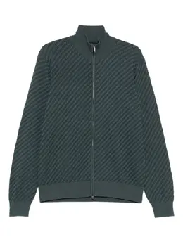 Brioni: Зелёный кардиган 