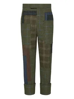 Thom Browne: Зелёные брюки 