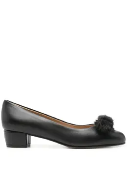 Ferragamo: Чёрные балетки 