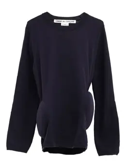 Comme Des Garçons: Синий свитер 