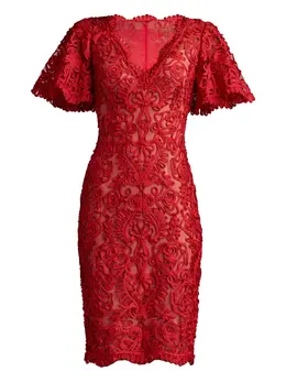 Tadashi Shoji: Кружевное платье 
