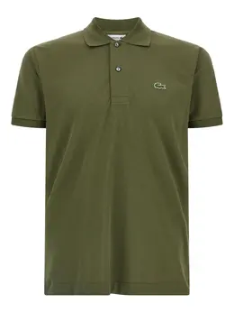Lacoste: Зелёное поло 