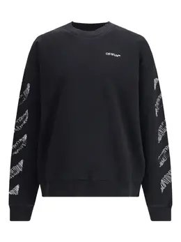 Off-White: Чёрный свитер  Diag